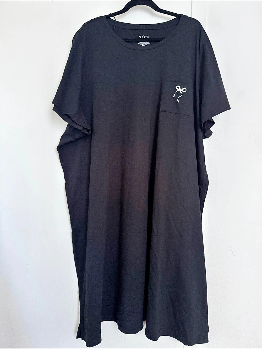NEW Voglo Black Short Sleeve Maxi Pocket Dress Size 5X Plus Size